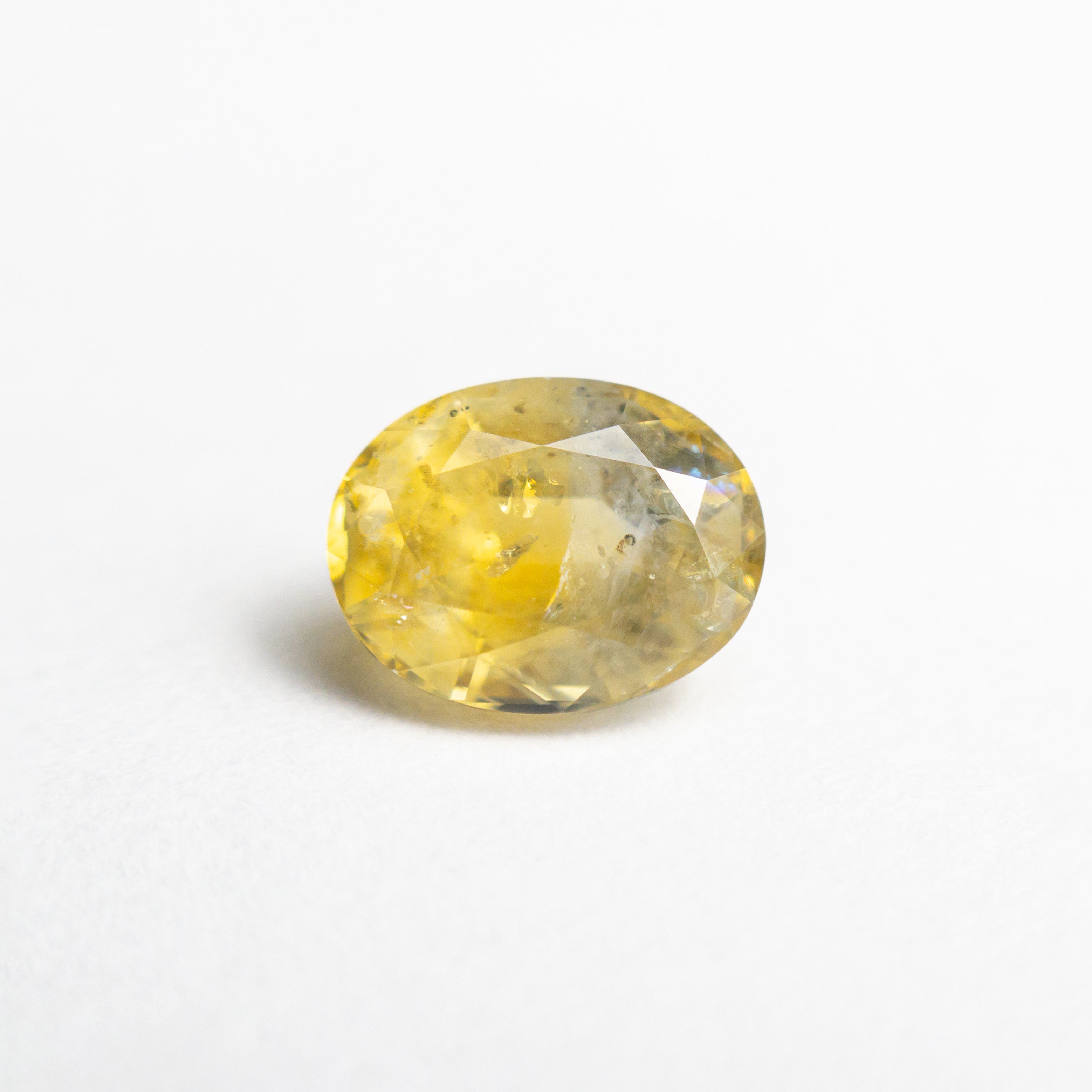 1.82ct Natural Oval Brilliant Blue Sapphire Gemstone (7.95x6.20x4.34mm) - Perfect for Engagement Rings & Jewelry Making