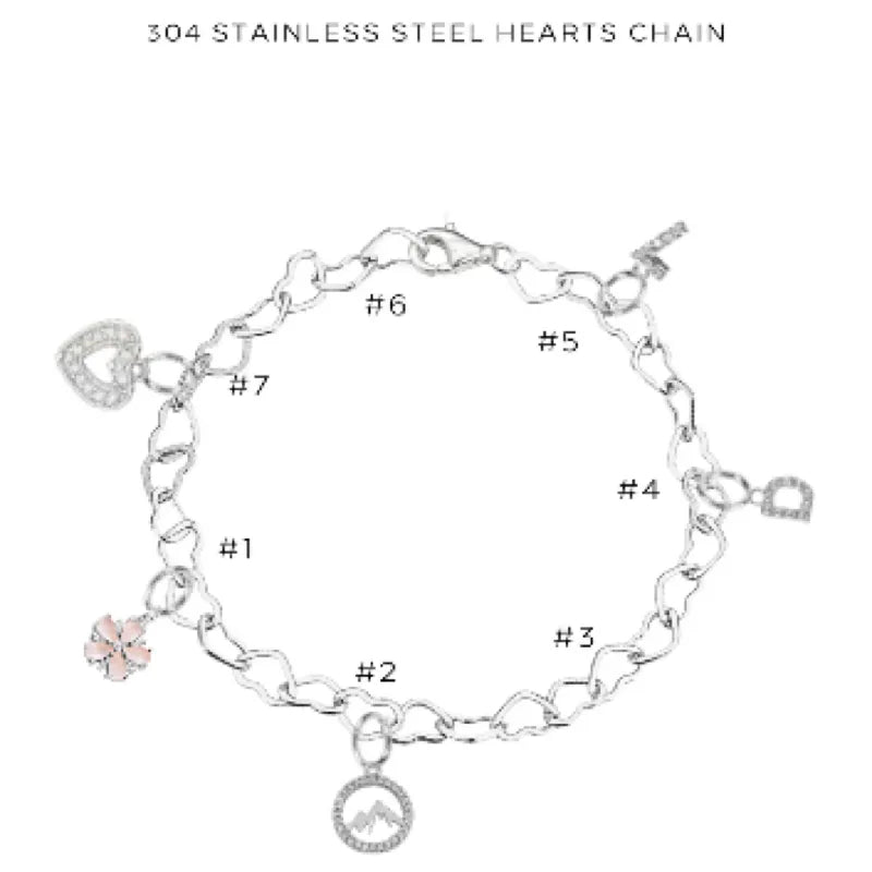 Elegant Charm Bracelet with Assorted Charms - Perfect for Women's Fashion Jewelry & Gift Giving - $38.00 | Ideal for Parties, Weddings, and Everyday Wear