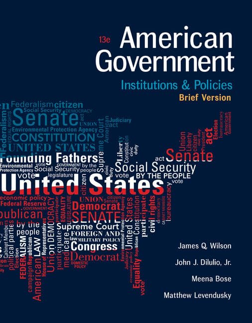 American Government: Institutions and Policies Brief Edition - Essential Textbook for Political Science Students & US Civics Courses