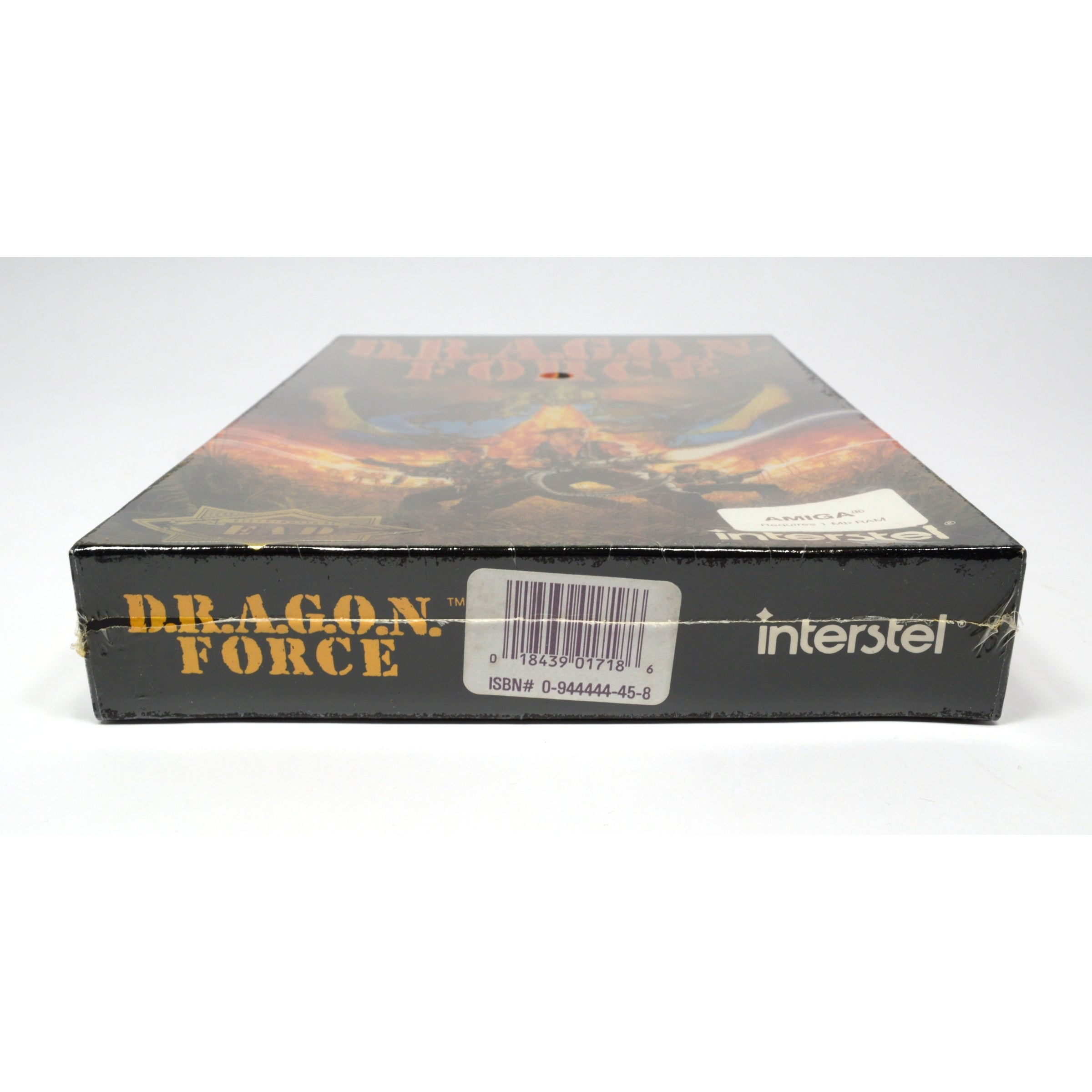 New & Sealed AMIGA Software - D.R.A.G.O.N. FORCE Rare Dragon Game by INTERSTEL | Retro Gaming Collectible for Vintage Computer Enthusiasts