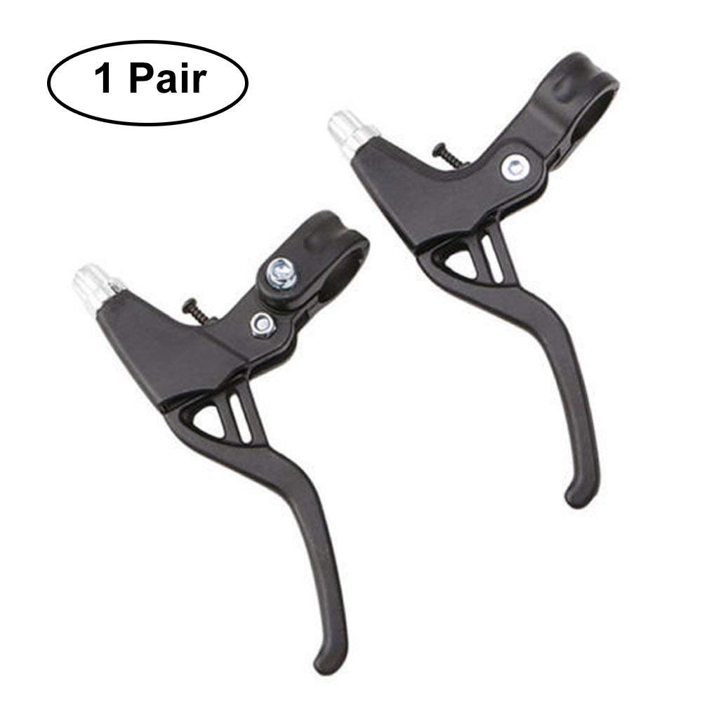 Lightbeam Aluminum Alloy Bicycle Brake Levers - 1 Pair Ergonomic Bike Brake Handles for Mountain, Road, Fixed Gear, MTB & BMX Bikes | Durable Cycling Brake System for Commuting, Trail Riding & Urban Cycling