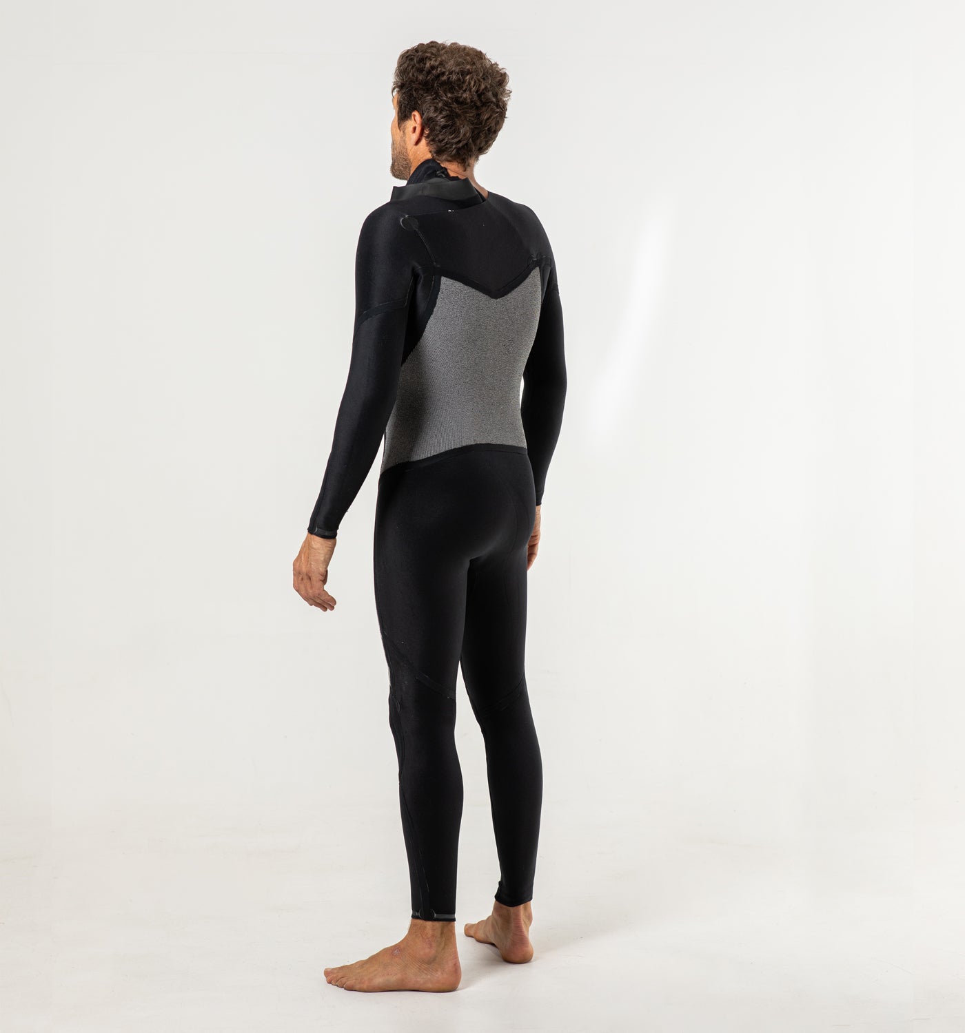 Performance Men's 3/2mm Chest Zip Wetsuit - Premium Neoprene Steamer Wetsuit for Surfing, Diving & Water Sports | Comfortable & Flexible Cold Water Protection