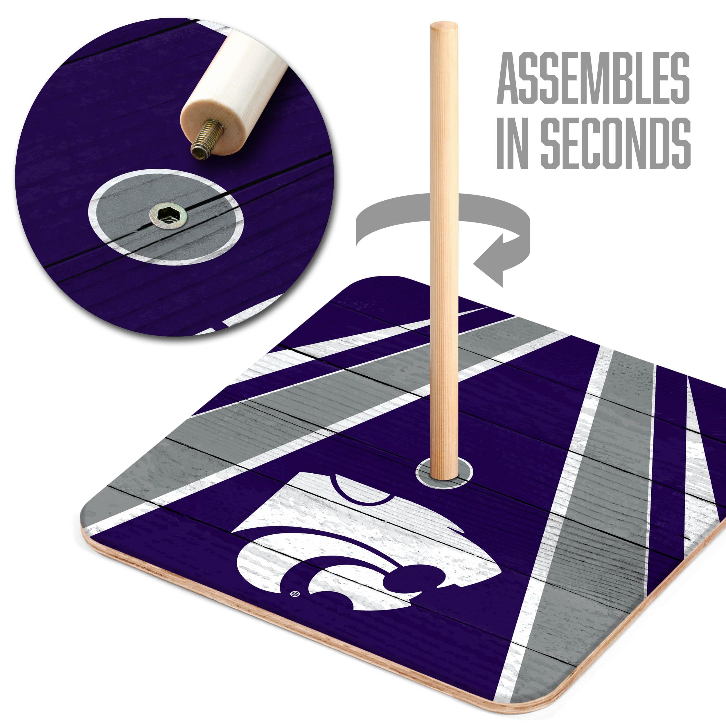 YouTheFan NCAA Horseshoe Bags Game - Durable Cornhole Set for Tailgating, Backyard Fun, and College Sports Parties