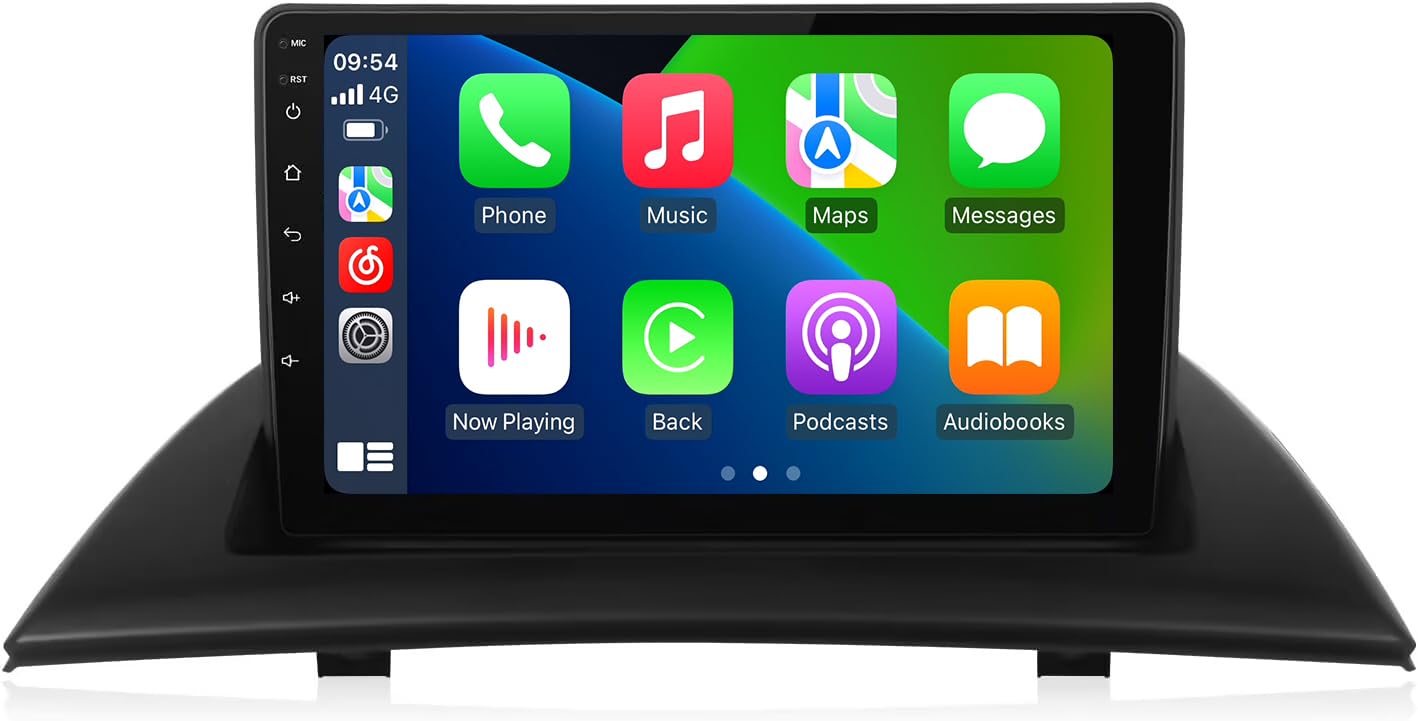 FELLOSTAR 8-Core Android Car Stereo for BMW X3 E83 (2004-2012) - Built-in Apple CarPlay & Android Auto, IPS Touchscreen, GPS Navigation, WiFi - Upgrade Your BMW X3 E83 with Smart CarPlay System (Perfect for Commuting, Road Trips & Hands-Free Driving)