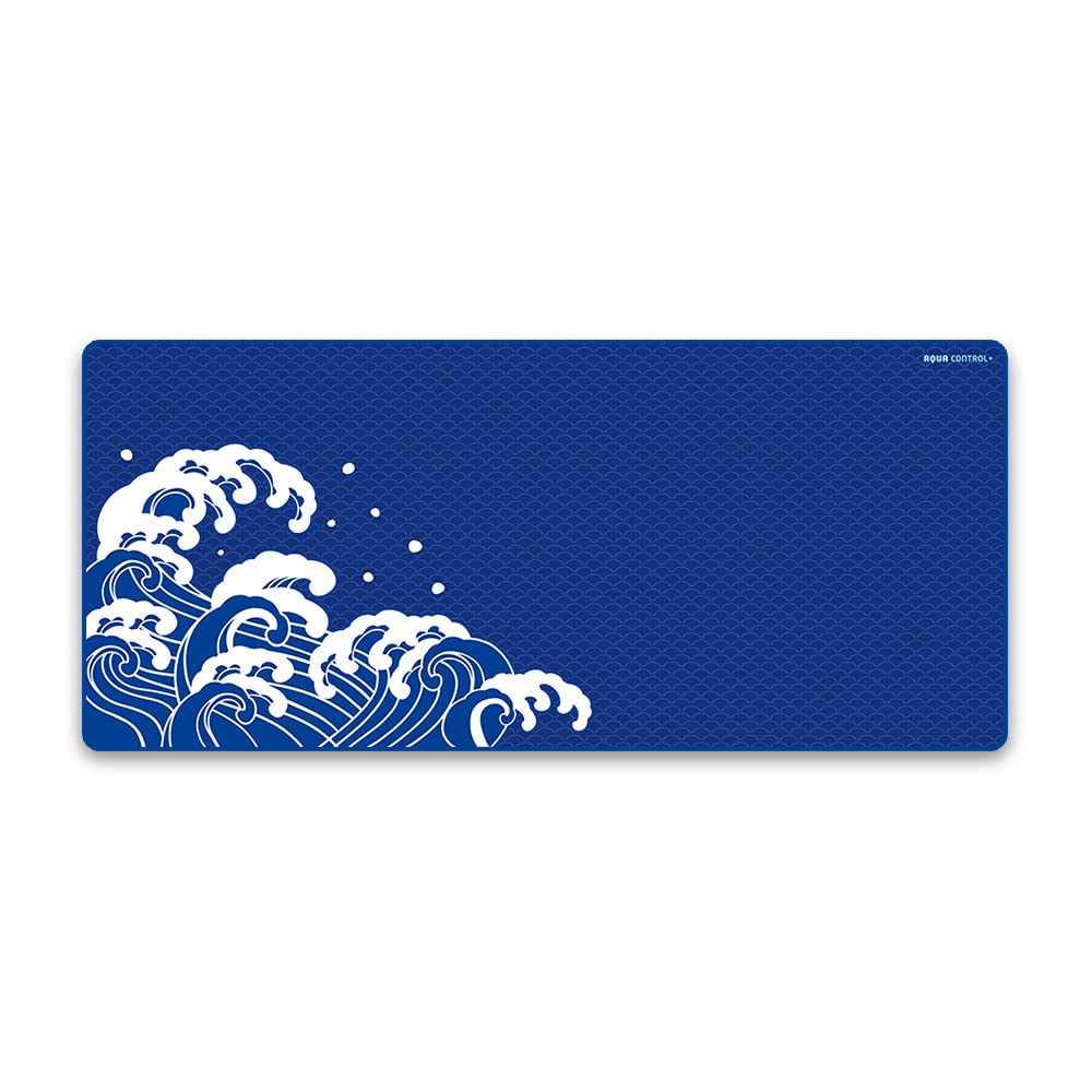 X-Raypad Aqua Control Plus Wave Gaming Mouse Pad - Ultra-Precision Surface for FPS Gaming | Perfect Speed & Control Balance | Consistent X/Y Axis Glide | Ideal for Low DPI Esports Players | Great for Competitive Gaming & Office Work
