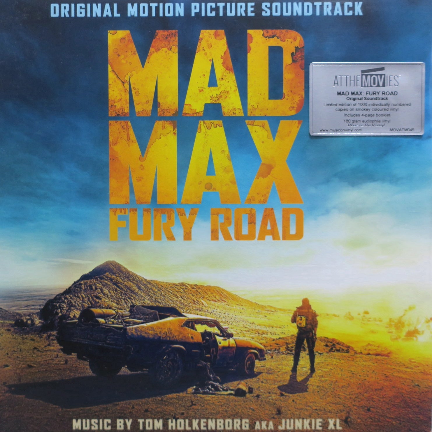 Mad Max: Fury Road Original Motion Picture Soundtrack - Limited Edition Smokey Vinyl 2LP Record for Movie Lovers & Collectors - Perfect for Home Theater, Gaming Setup & Vinyl Collections