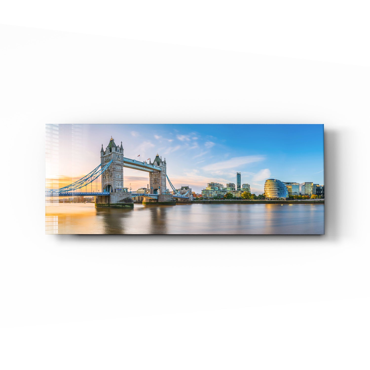 Tower Bridge London Panoramic View - Iconic British Landmark Souvenir for Home & Office Decor | Perfect for Travel Enthusiasts & History Lovers