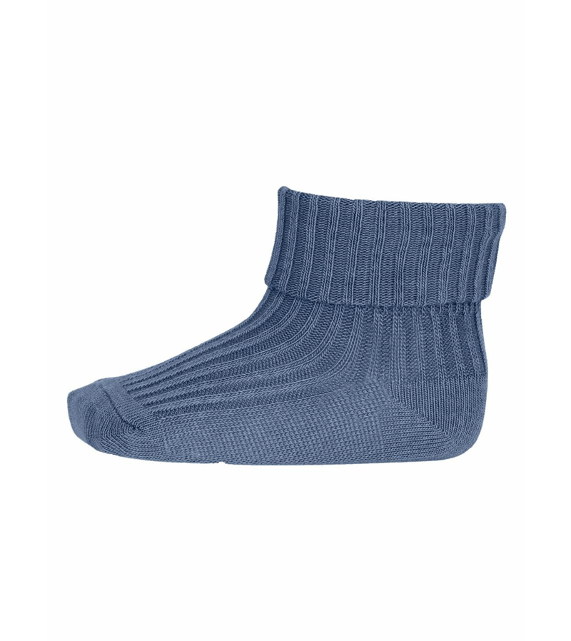 Premium Stormy Sea Cotton Rib Socks by MP Denmark - Soft & Breathable Ankle Socks for Men & Women - Perfect for Running, Yoga, and Everyday Comfort