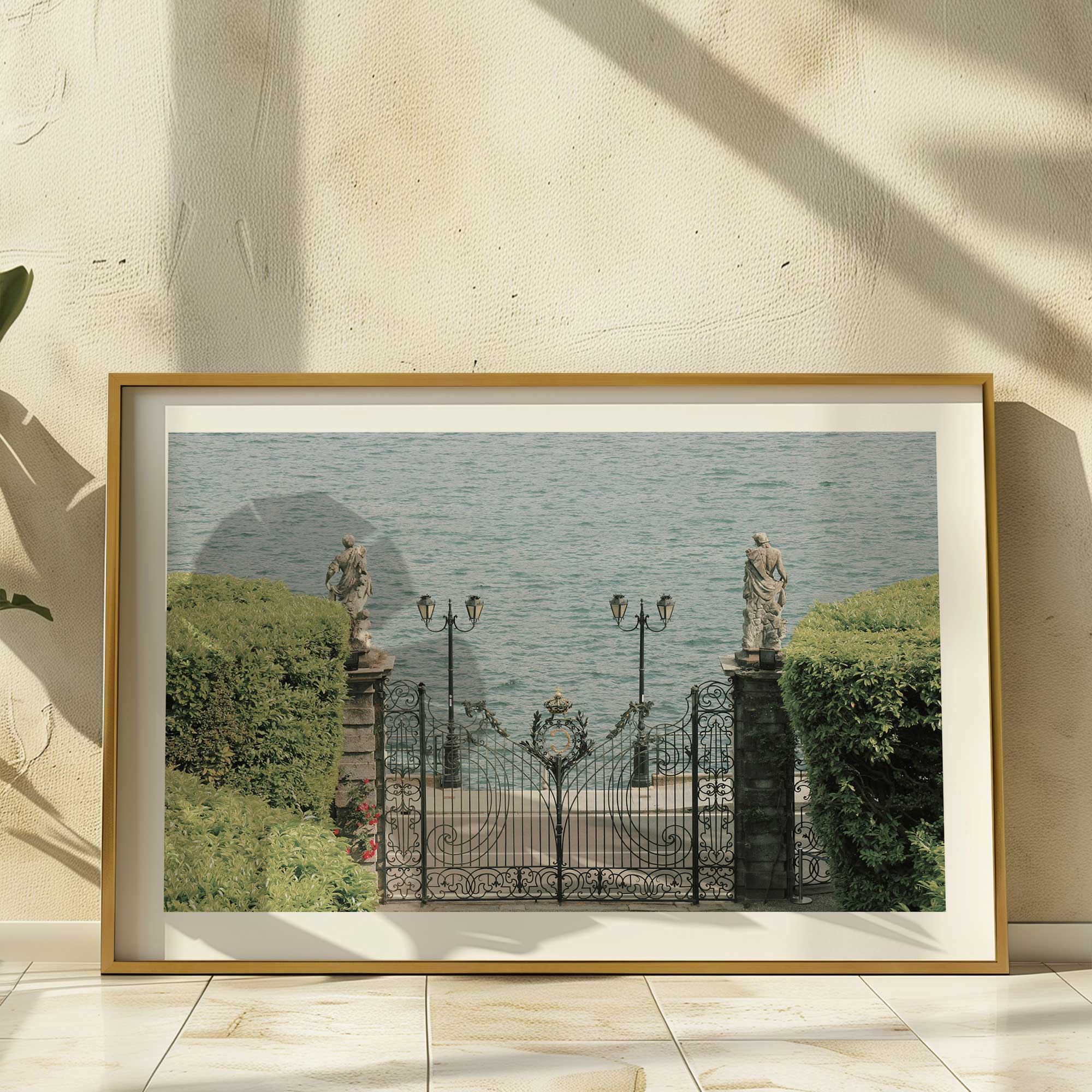 Gates of Tranquility Wall Art Print - Serene Landscape Painting for Home & Office Decor | Perfect for Living Room, Bedroom, Meditation Space