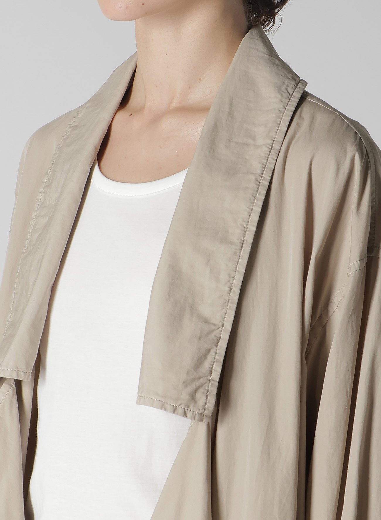Premium Cotton Broadcloth Dyed Big Collar Trench Coat for Women - Stylish Outerwear for Fall & Winter Fashion, Office Wear & Casual Outings