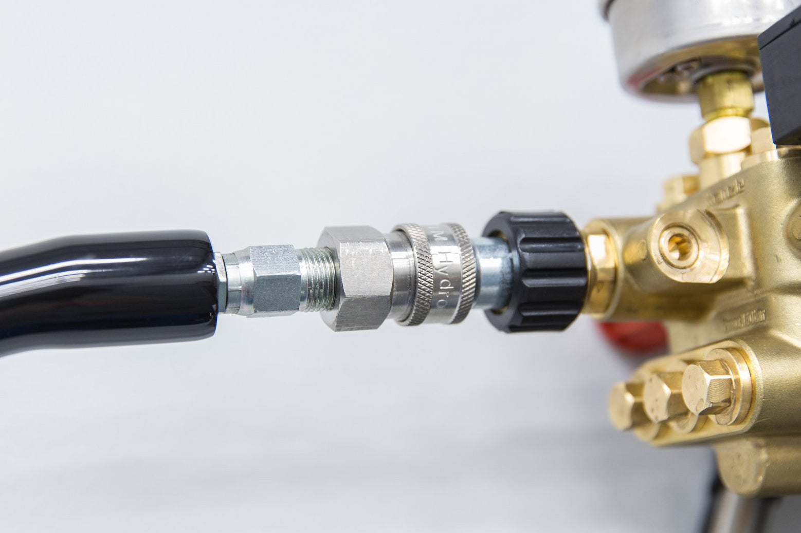 Zinc M22 Female (14mm) to 3/8 Quick Disconnect (QD) Plug Adapter - Perfect for Hydraulic Systems, Pneumatic Tools & Industrial Equipment Connections