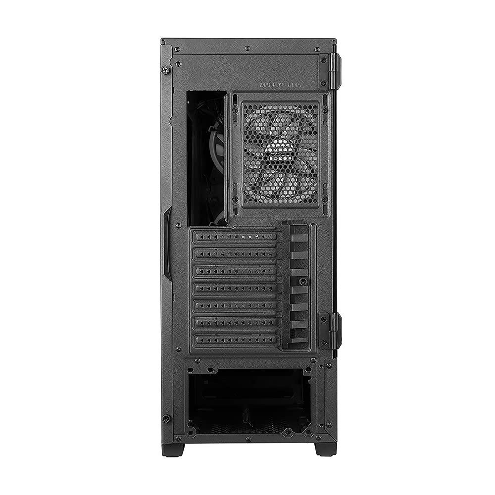 Bgears b-Voguish Gaming PC Case - ATX Mid Tower with Tempered Glass, USB 3.0 Ports, Supports E-ATX/ATX/mATX/ITX Motherboards (Fans Not Included) - Perfect for Gaming Rigs, Workstations & Custom PC Builds