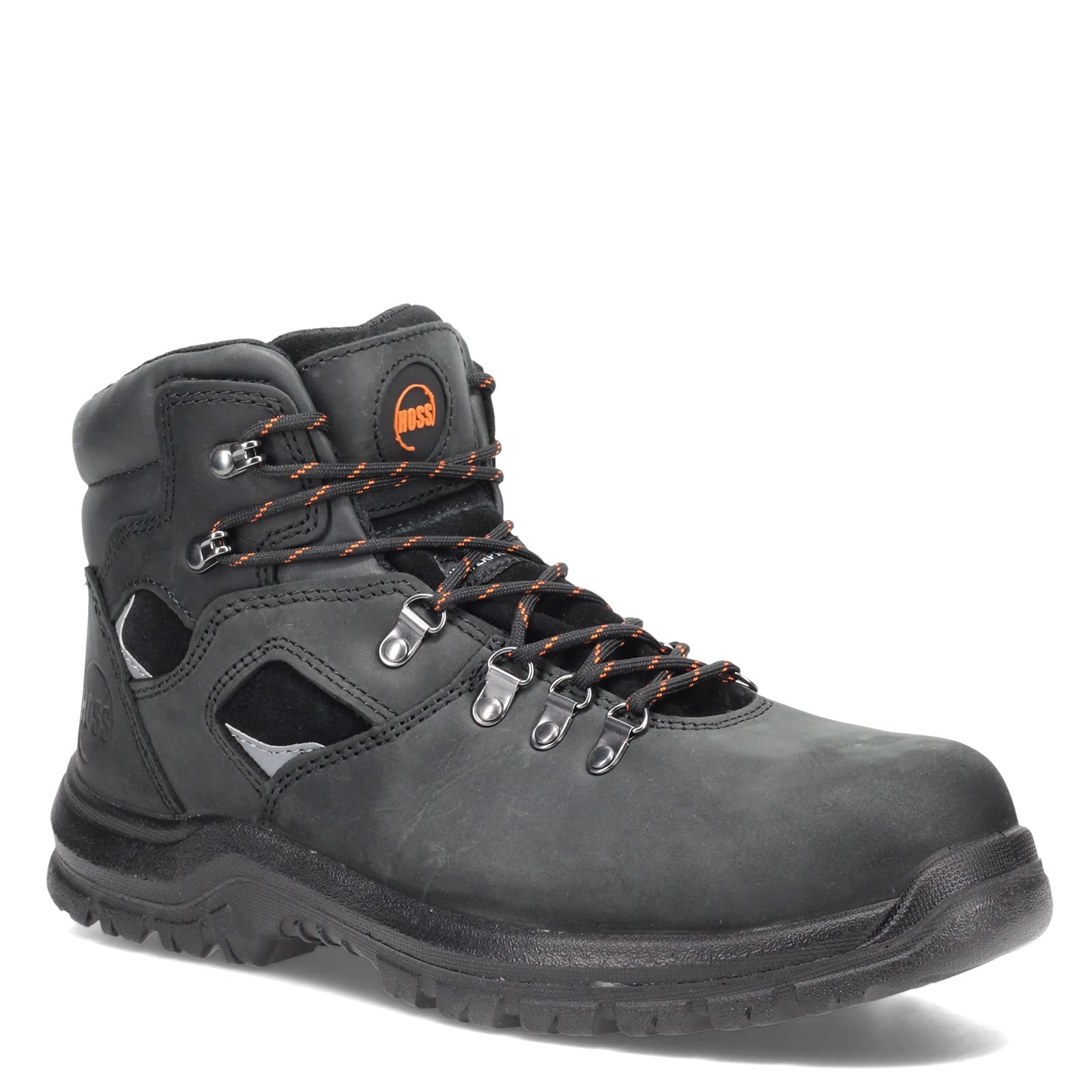 Hoss Men's Adam Steel Toe Work Boots - Safety Work Shoes for Construction, Warehouse & Outdoor Jobs - ASTM F2413-11 Certified, Slip & Oil Resistant