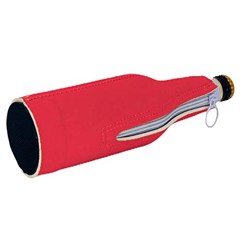 Middle Finger Beer Bottle Coozie - Insulated Pink Can Cooler for Bottles & Cans - Perfect for Parties, Gifts & Funny Drinking Accessories