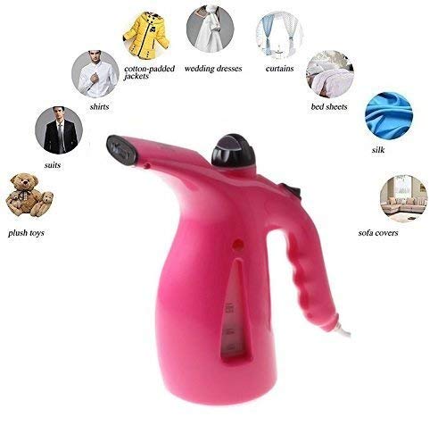Portable Handheld Garment & Facial Steamer - Travel Iron Steamer for Clothes, Fabric, Face & Nose Relief - Perfect for Home, Travel, Office & Cough Cold Care