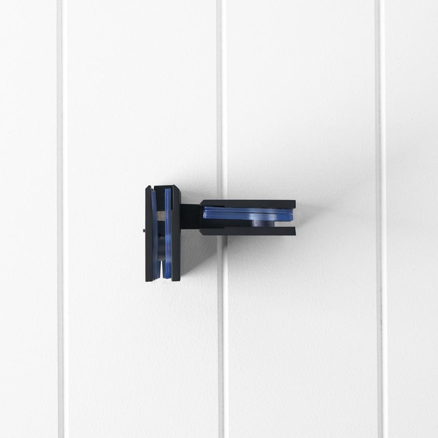 Glass to Glass Shower Hinge in Matte Black - Heavy Duty Bathroom Hardware for Frameless Shower Doors - Perfect for Modern Home & Spa Renovations