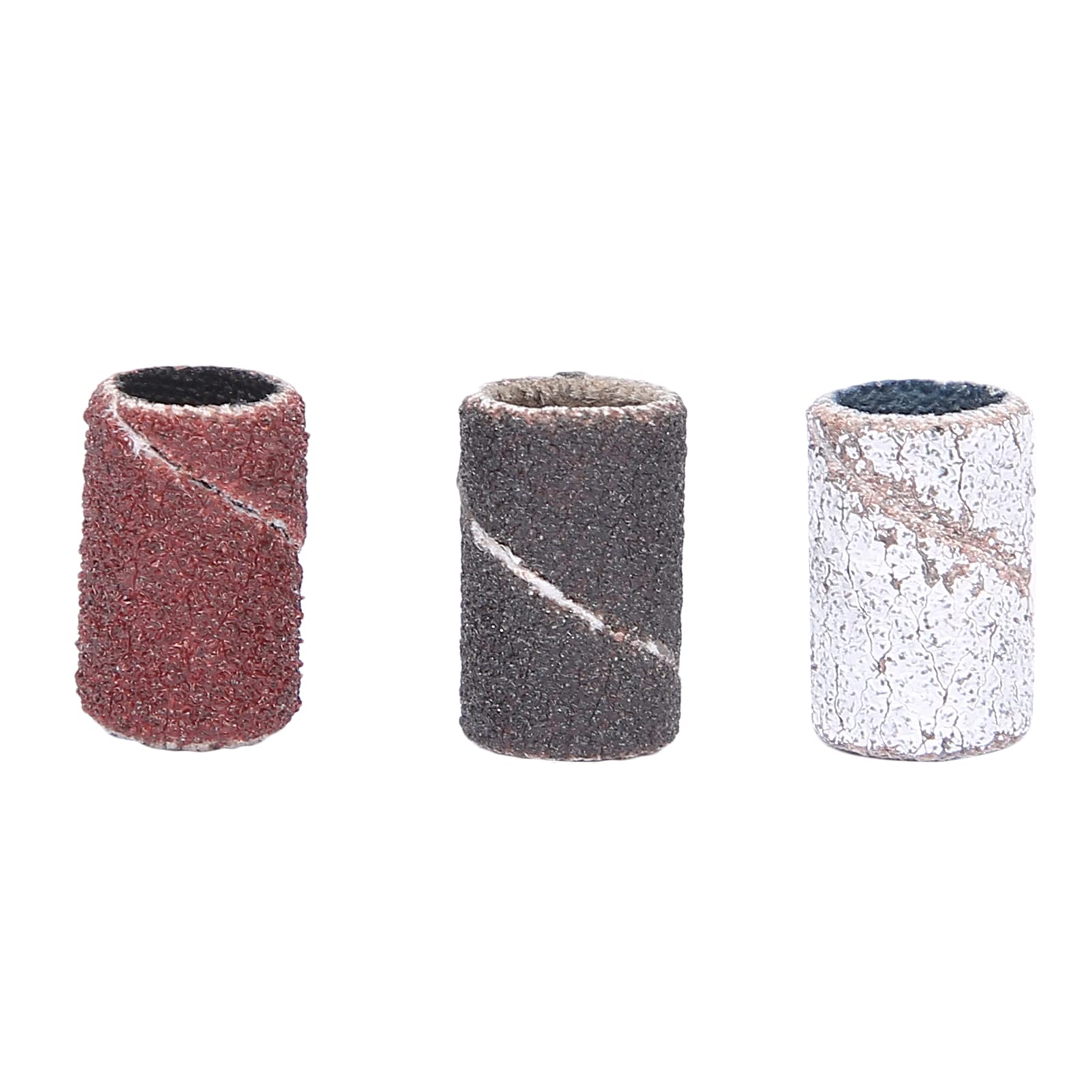 Professional Nail Art Sanding Bands - 3 Different Grit Nail Files for Smooth Grinding & Perfect Shaping | Durable Sanding Bands with Shaft for Nail Care & Manicure | Ideal for Home Salon, DIY Nail Art & Professional Use