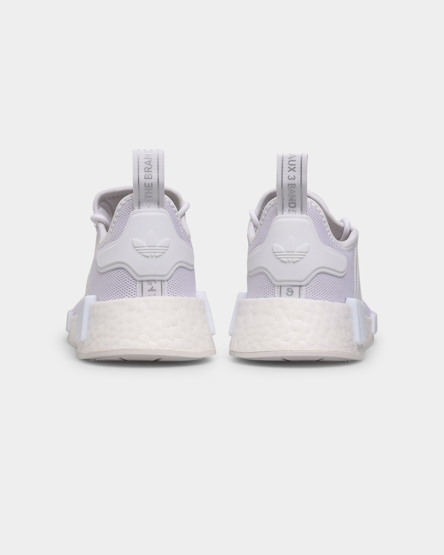 Adidas Women's NMD_R1 Primeblue Running Shoes - Cloud White/Silver Metallic - Lightweight Comfort for Jogging, Gym & Casual Wear