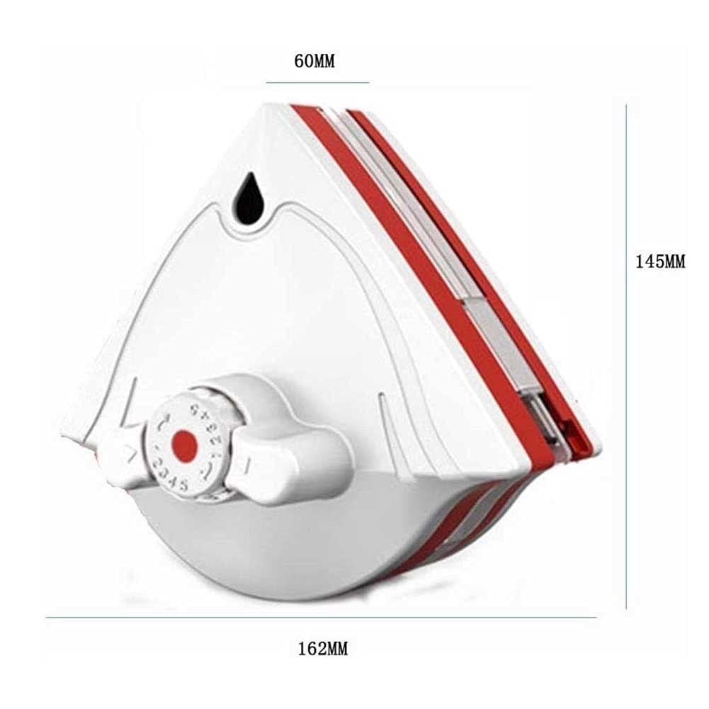 Double-Sided Magnetic Window Cleaner for Single Glazed Glass - High Reach Wiper & Scrubber for High-Rise Buildings (5-25mm Thickness) - Perfect for Apartment Windows, Skyscraper Cleaning & Hard-to-Reach Glass Surfaces