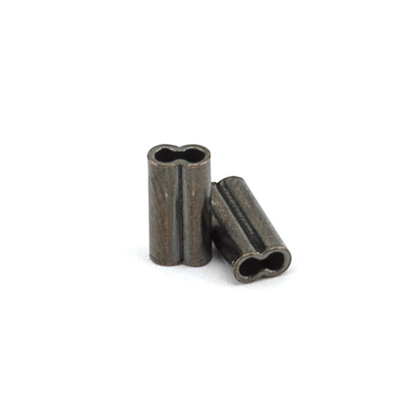 American Fishing Wire Mini Double Barrel Copper Sleeves - High Strength Fishing Line Connectors for Saltwater & Freshwater Angling - Perfect for Fly Fishing, Bass Fishing, and Offshore Trolling