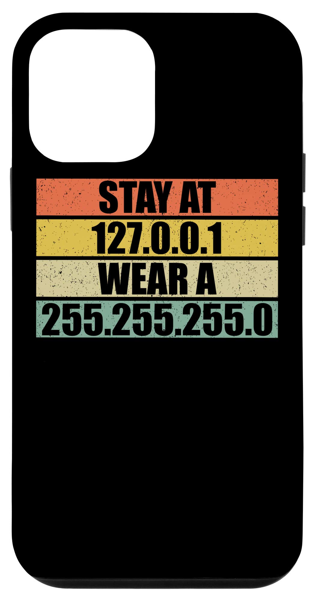 iPhone 12 Mini Case for IT Professionals - Durable Protective Cover with Tech-Inspired 127.0.0.1 & 255.255.255.0 Design - Perfect for Engineers, Programmers & Computer Science Enthusiasts at Work or Home Office