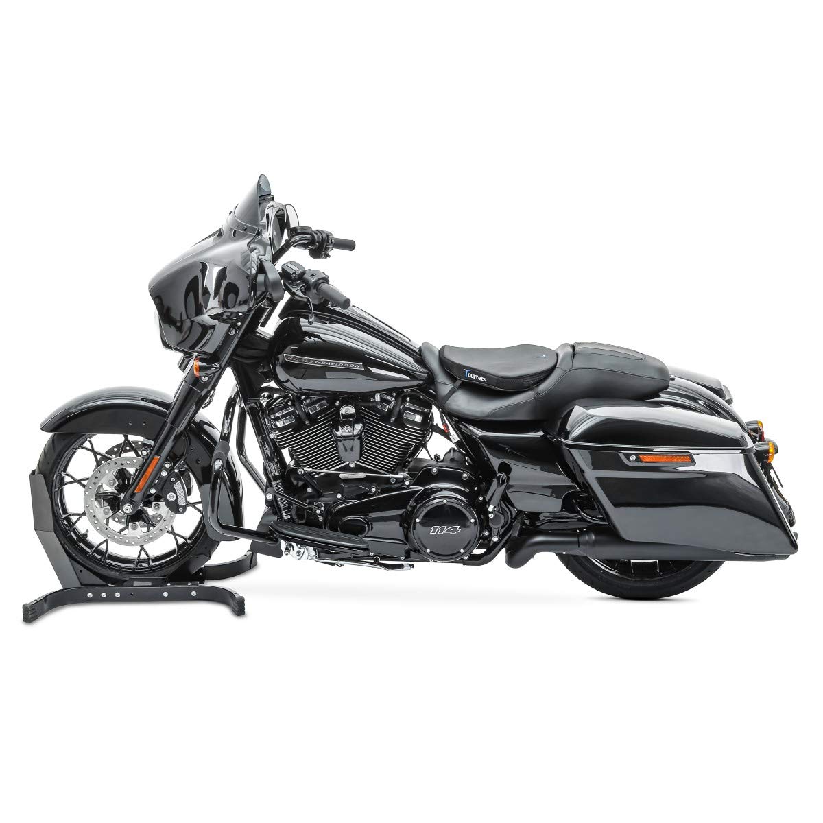 Ducati Multistrada 1260 S/D-Air Compatible Seat Cushion Air Deluxe ML - Premium Black Motorcycle Seat Pad for Comfort & Support - Ideal for Long Rides, Touring & Adventure Motorcycling