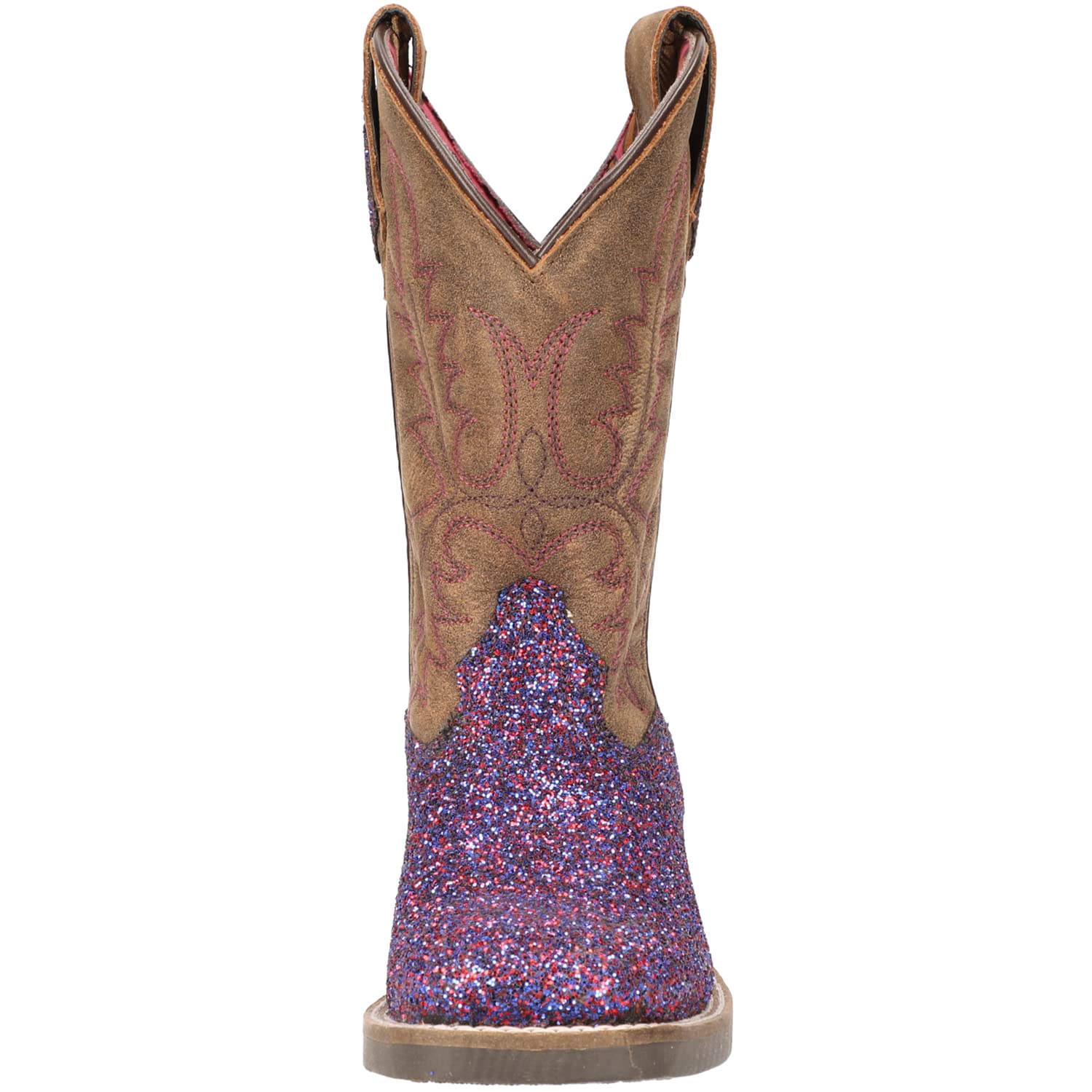 Smoky Mountain Kids Ariel Leather Western Boots - Durable & Stylish Cowboy Boots for Girls - Perfect for Rodeo, Horse Riding & Country Fashion