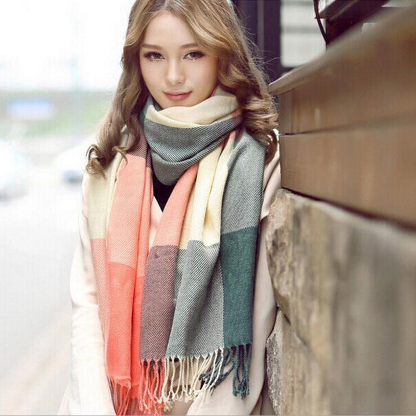 Luxury Cashmere Scarf for Women - Soft Winter Wrap Shawl - Perfect for Cold Weather, Office & Evening Outfits