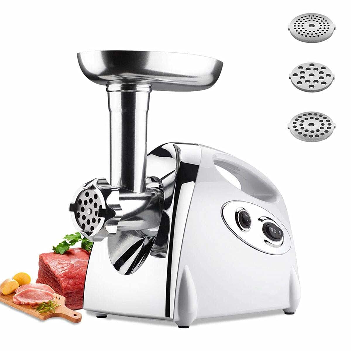 2800W Heavy Duty Electric Meat Grinder - Commercial & Household Food Processor for Beef, Pork, Chicken - Perfect for Sausage Making, Burger Patty Prep & Kitchen Meat Processing