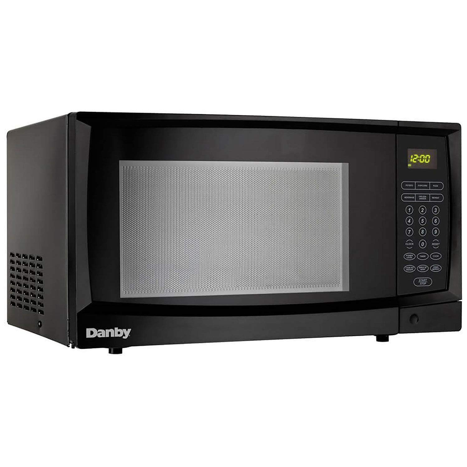1.1 Cu. Ft. 1000W Black Countertop Microwave Oven - Perfect for Small Kitchens, Dorms & Offices