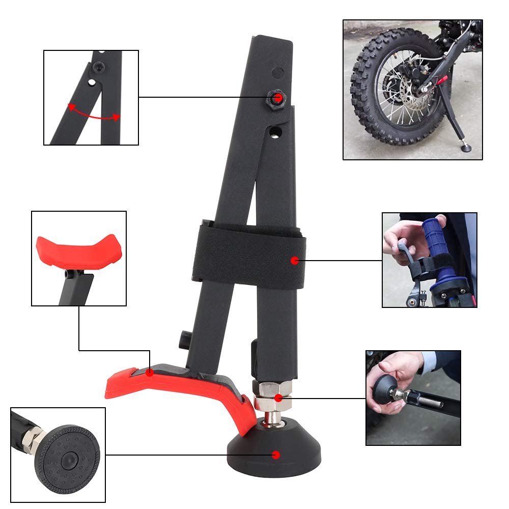 Motorcycle Wheel Lift Stand - Front & Rear Portable for Trail Riding