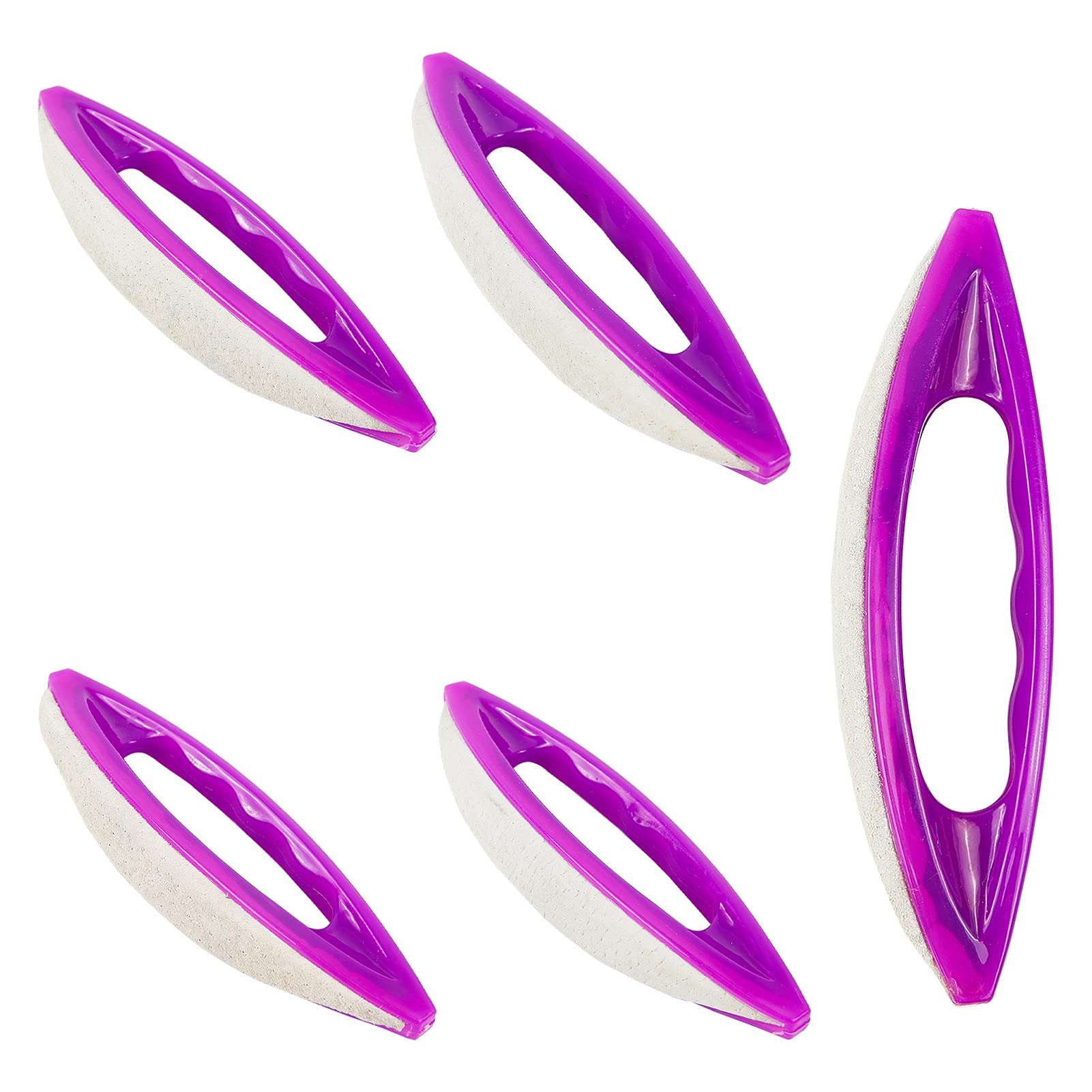 5Pcs Premium Chamois Nail Buffer Files - Professional Sheep Leather Nail Polishing Tools for Home DIY & Salon Use | Perfect for Manicures, Pedicures & Nail Art Care