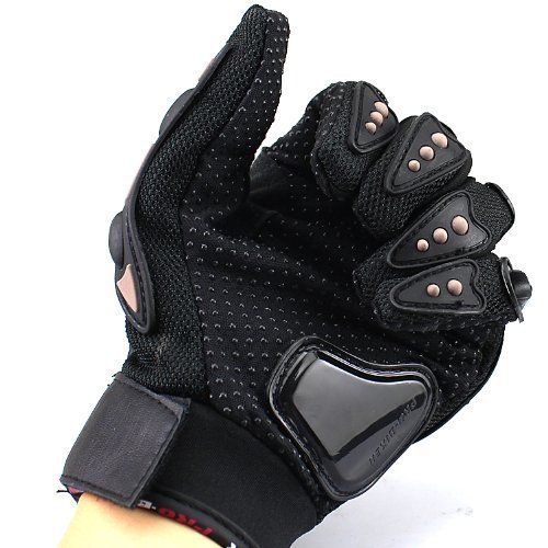 Probiker Bike & Motorcycle Riding Gloves - Breathable Protective Gloves for Men & Women, Black XXL (blk-probiker-xxl-939) - Ideal for Street Riding, Racing & Long-Distance Motorcycle Tours