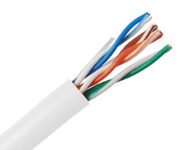 1000FT CAT5E Riser Bulk Ethernet Cable - CMR ETL Certified, Solid Copper UTP 24 AWG for Home & Office Network Installation