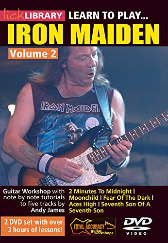 Learn To Play Iron Maiden Vol 2 Guitar Tab Book - Heavy Metal Guitar Lessons & Sheet Music for Beginners to Advanced Players | Perfect for Home Practice, Band Rehearsals & Metal Cover Performances