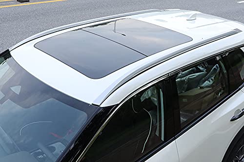 FANTE 2-Piece Silver Roof Rack Rails for 2022-2023 Nissan X-Trail Rogue | No-Screw Installation Cargo Cross Bars | Perfect for Camping, Road Trips & Outdoor Adventures