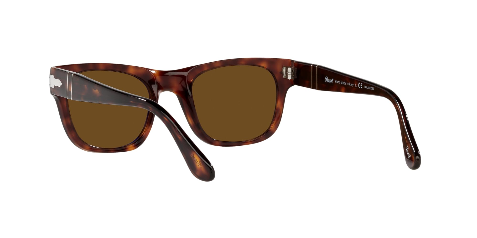 Persol PO3269S Square Sunglasses for Men & Women - UV Protection Polarized Lenses - Classic Retro Style for Outdoor Activities, Driving, and Fashion