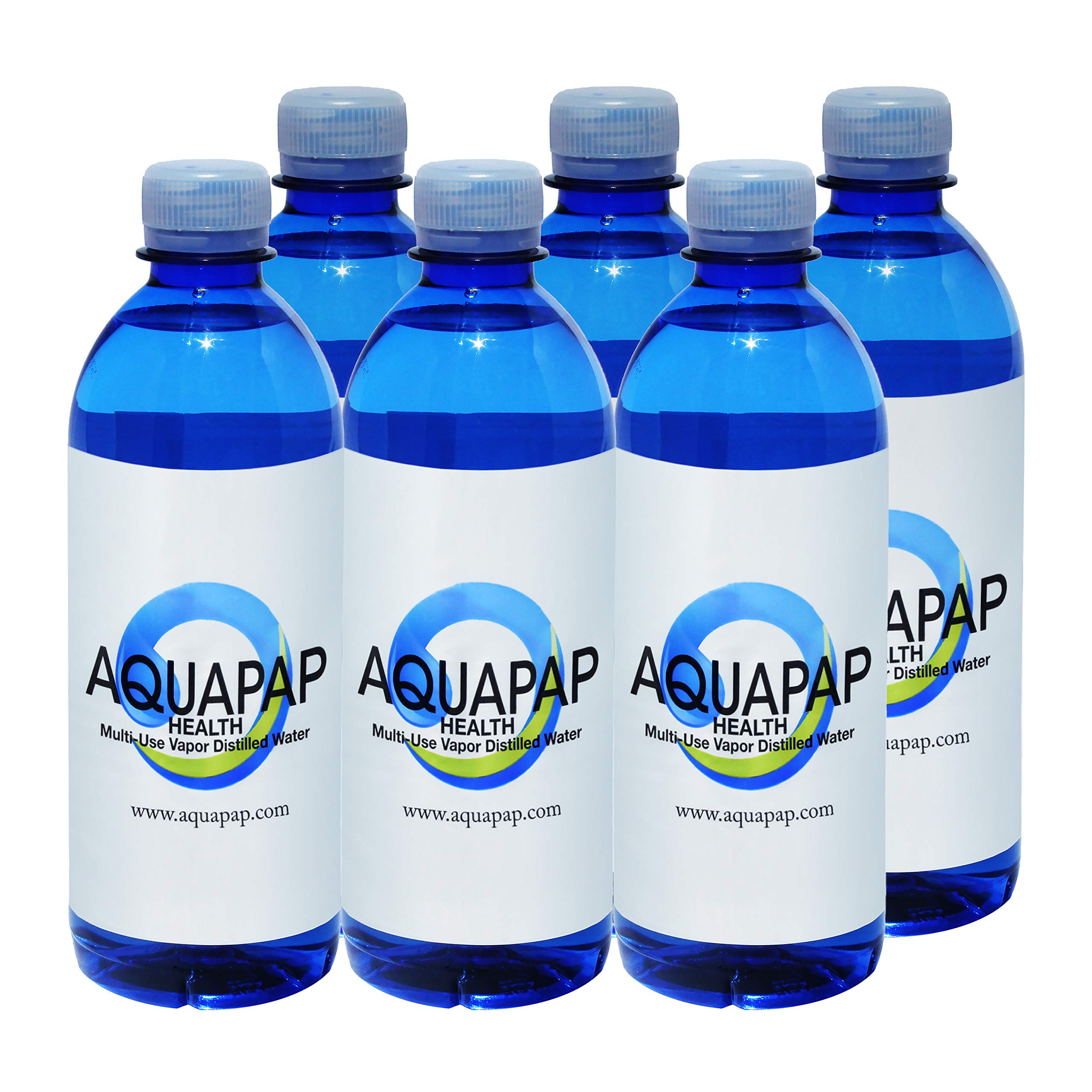 16.9oz (500ml) 24-Pack CPAP Distilled Water - 2 Month Supply for Sleep Apnea Machines, Lasts 2-3 Nights per Bottle | Ideal for ResMed, Philips & All CPAP/BiPAP Devices | Humidifier & Medical Use