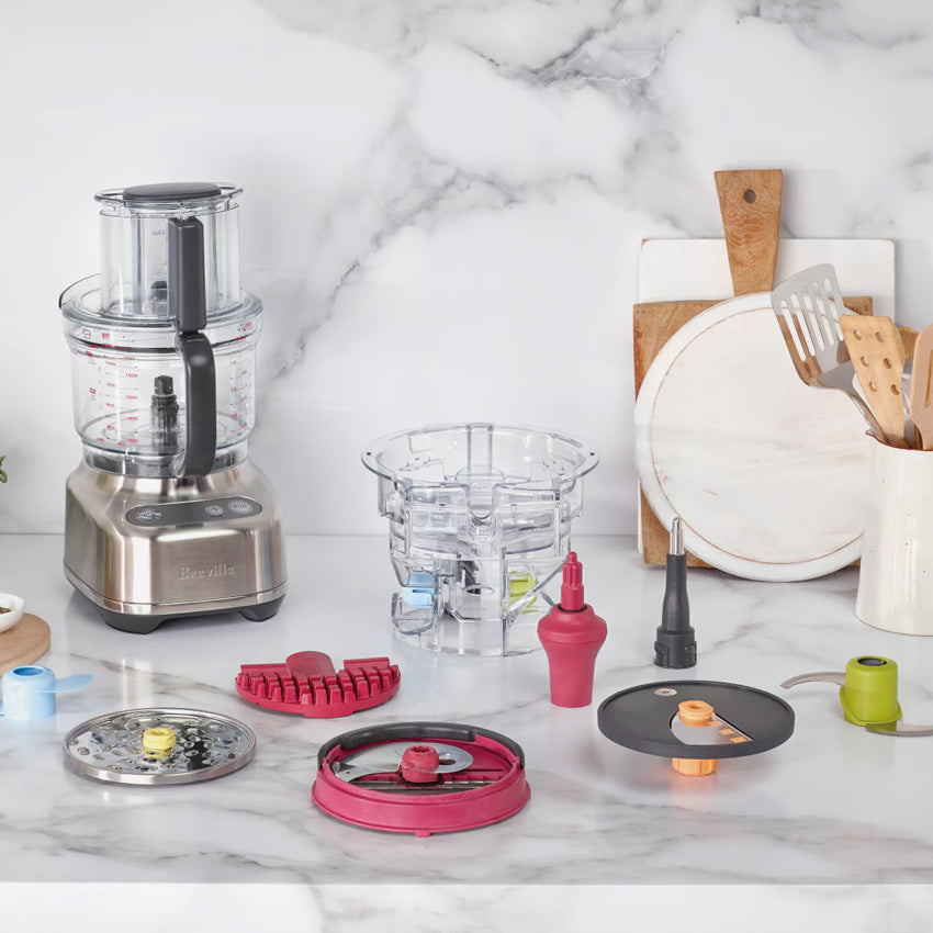 Breville Paradice 9-Cup Food Processor – Powerful Kitchen Appliance for Chopping, Slicing & Shredding – Perfect for Meal Prep, Baking & Healthy Cooking