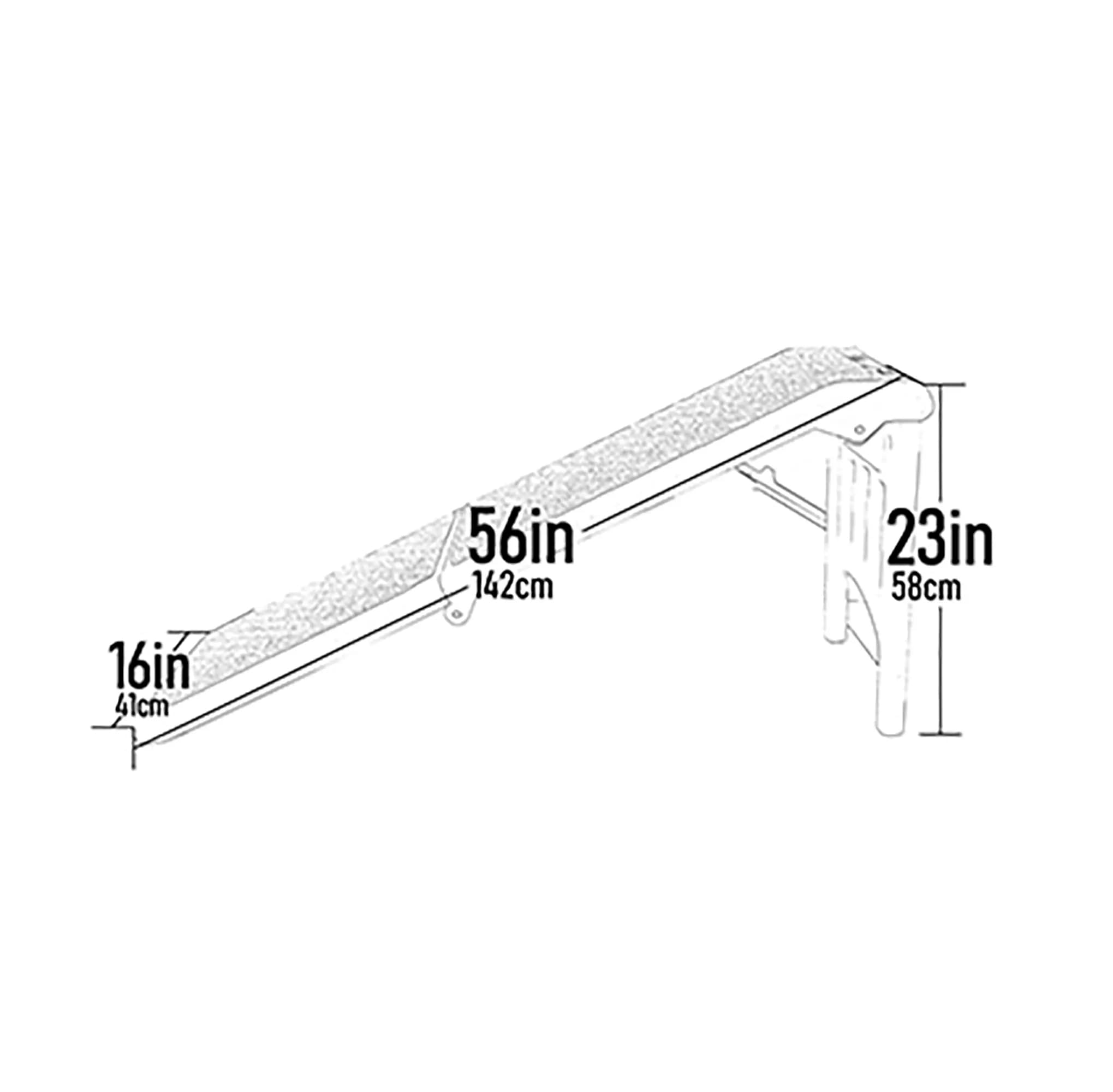 Pet Gear Free Standing Pet Ramp for Cats & Dogs - No Assembly Required, Foldable & Portable for Easy Storage & Travel - 6 Size Options - Perfect for Home, Car & Vet Visits