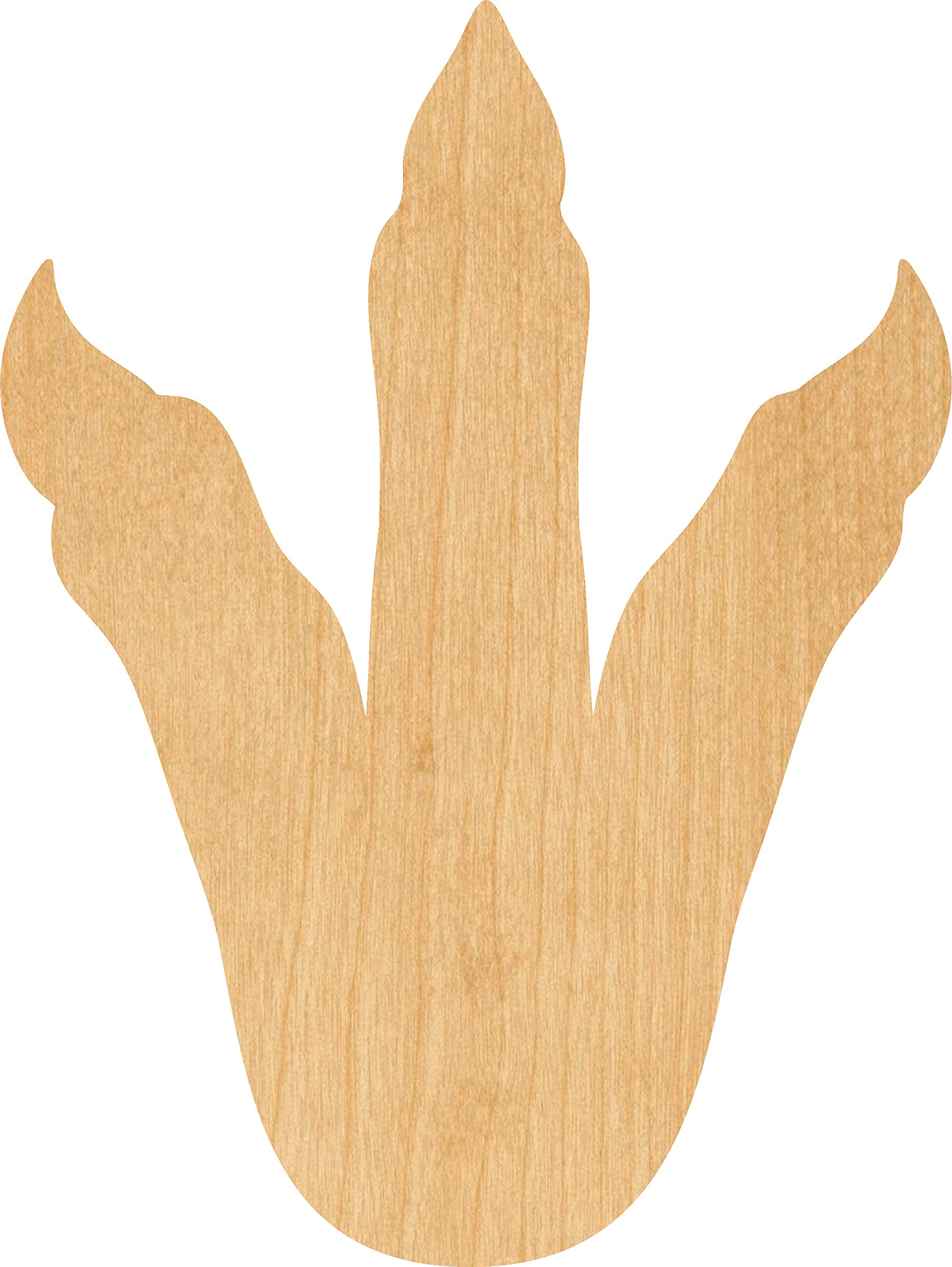 Dinosaur Footprint Laser Cut Wood Shape - 4 Inch Craft Supply for DIY Scrapbooking, Home Decor & Kids Projects
