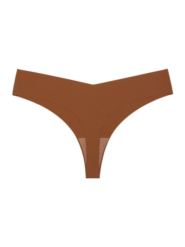 ZASUWA Women's Seamless V-Shape Waisted T-Back Underwear - Sexy Comfortable Lingerie for Everyday Wear & Special Occasions
