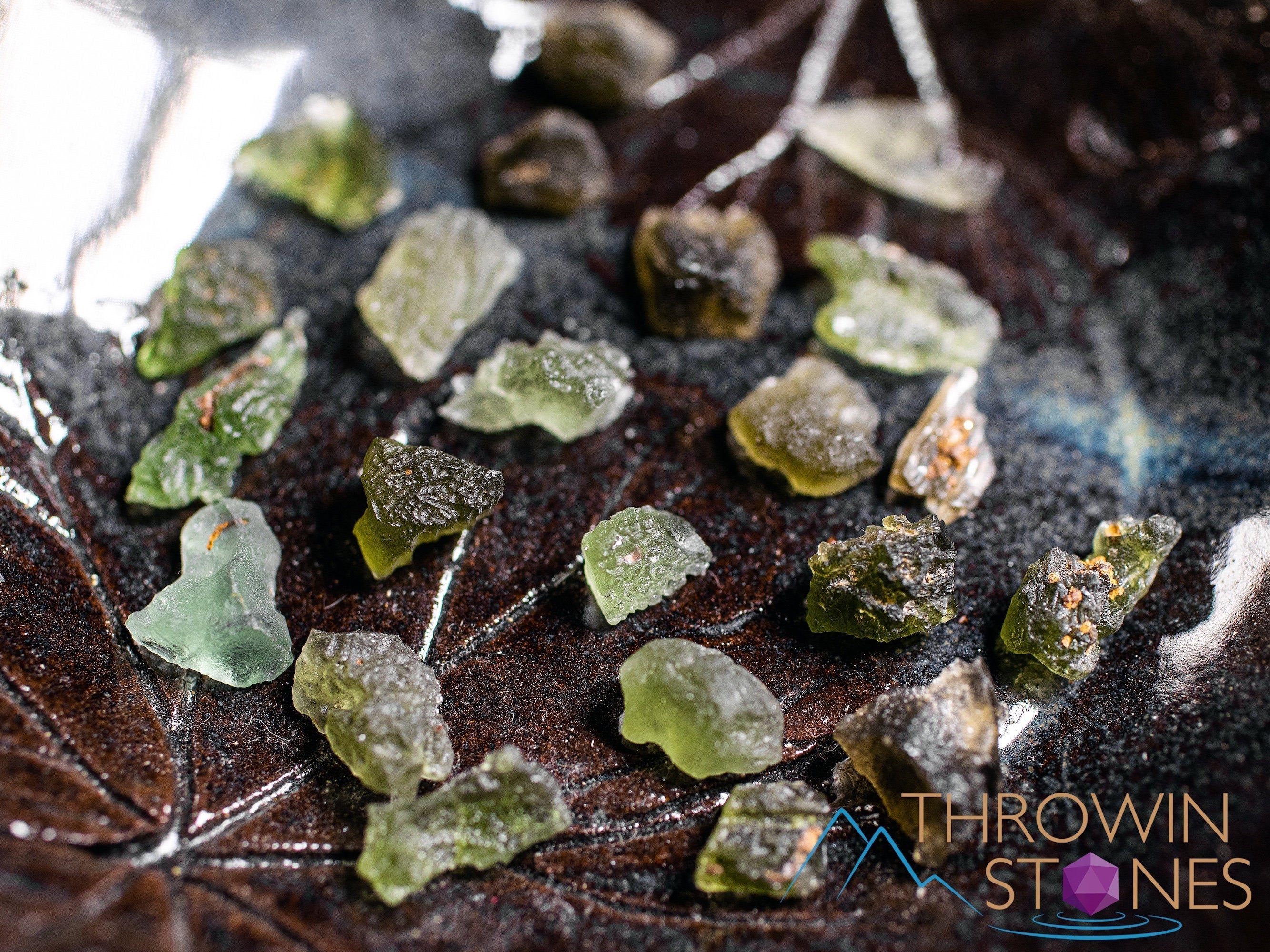 Genuine Raw Moldavite Crystal Stone - Natural Mini Moldavite Gemstone (E1849) for Jewelry Making, Meditation & Energy Healing