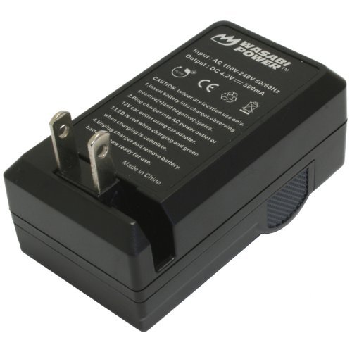 Wasabi Power 2-Pack Replacement Battery & Charger for Leica BP-DC6 Series (BP-DC6, BP-DC6-E, BP-DC6-J, BP-DC6-U) and Leica C-Lux 2/3 Digital Cameras - Perfect for Travel Photography & Professional Shooting