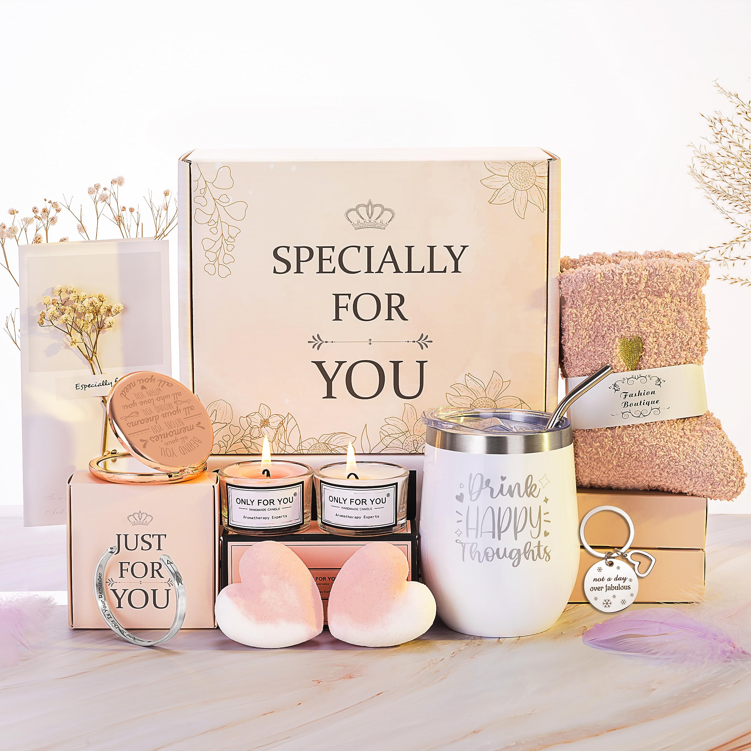 Luxury Spa Gift Basket for Women - Premium Self Care Birthday Gifts for Mom, Sister & Best Friend - Thoughtful Thank You Present - Perfect for Relaxation, Pampering & Special Occasions