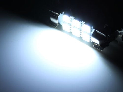 Xenon White 6 SMD LED Car Dome Light Bulb - 1.72