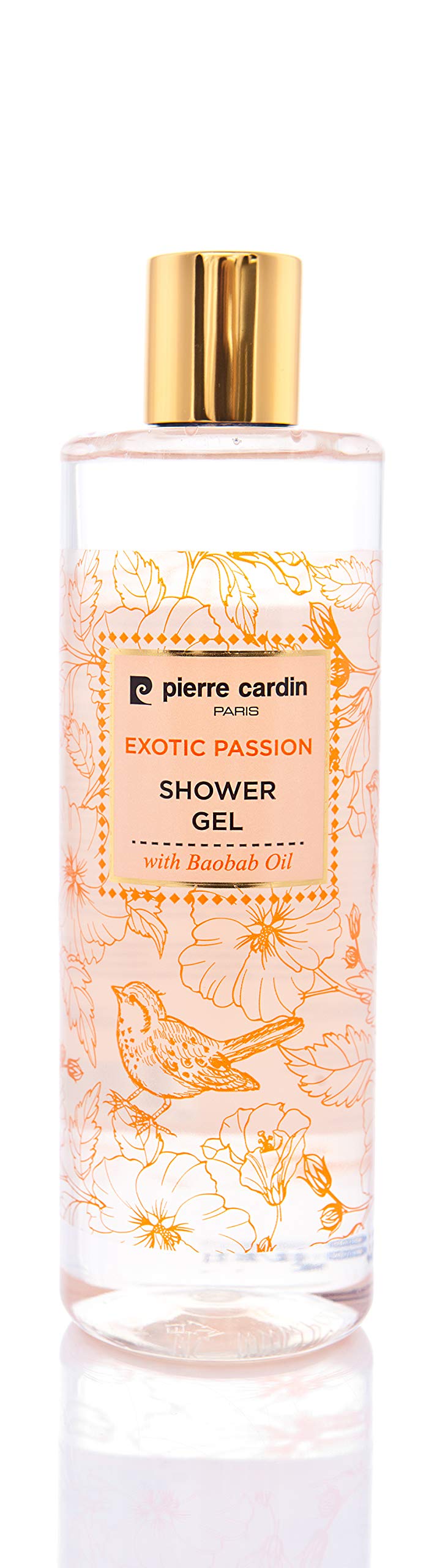 Natural Moisturizing Shower Gel Body Wash for Women & Men - Exotic Passion Scent, 13.5 oz / 400 ml - Hydrating & Nourishing for Dry Skin - Perfect for Daily Shower & Spa Relaxation