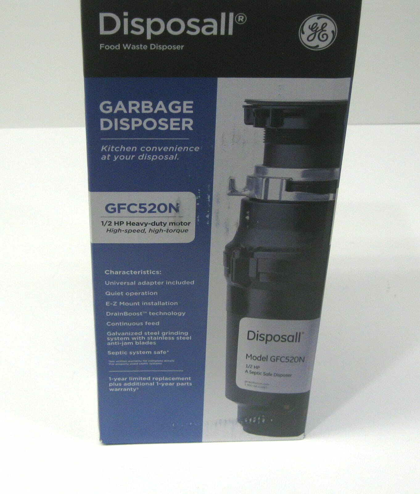 GE GFC520N Garbage Disposal Replacement Parts - Compatible with GE Food Waste Disposer 1/2 HP - Perfect for Kitchen Sink Waste Disposal Systems