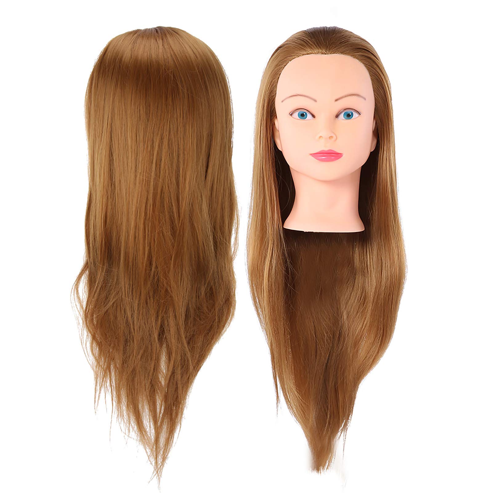 Professional Mannequin Head for Hair Styling & Makeup Practice - DIY Training Head for Hairdressers, Cosmetology Students & Salon Use - Perfect for Wig Styling, Hair Cutting & Beauty School Training