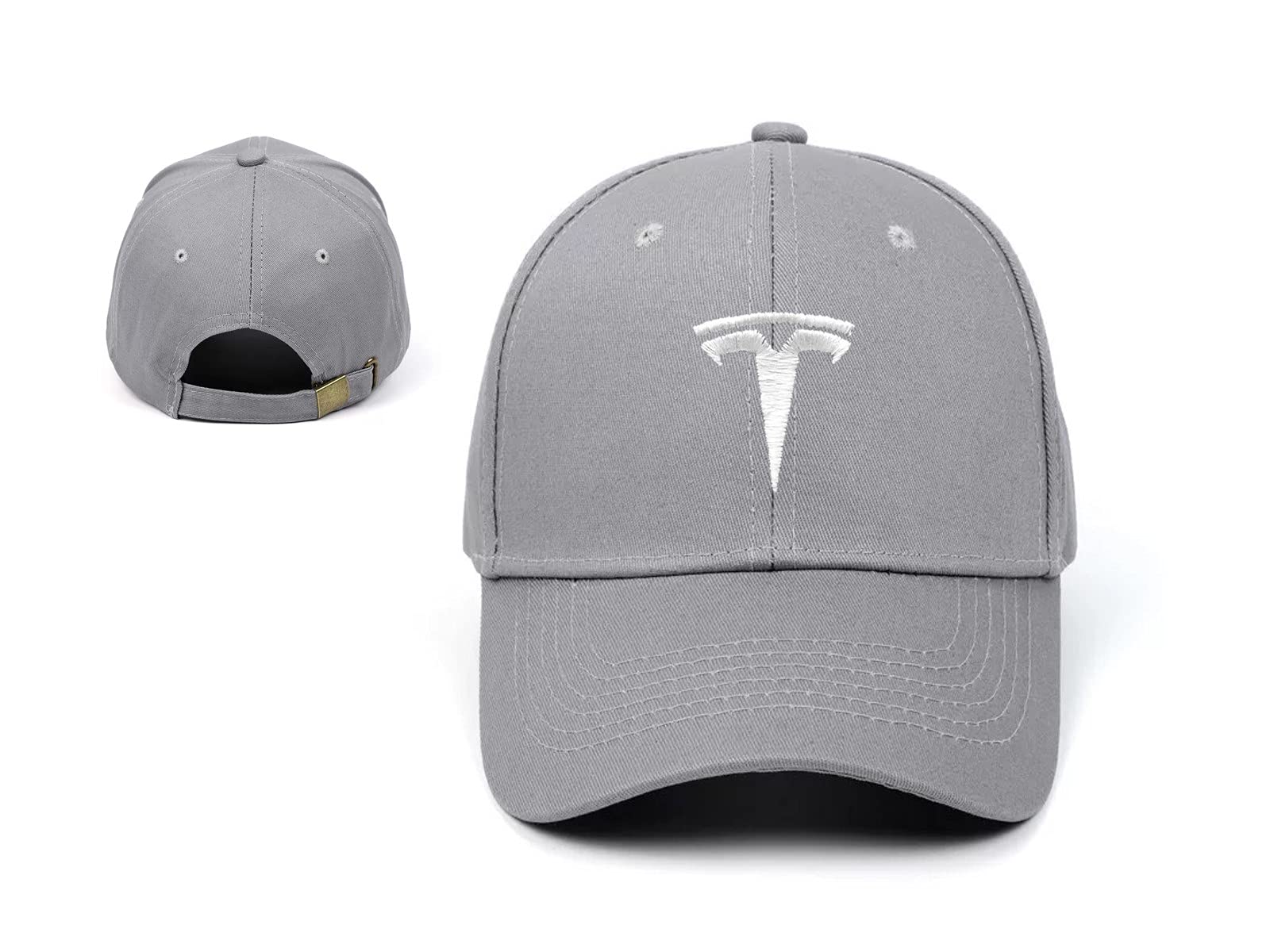 Tesla Embroidered Adjustable Baseball Cap - Racing Motor Hat for Men & Women - Stylish Tesla Car Accessories - Perfect for Driving, Outdoor Sports & Casual Wear